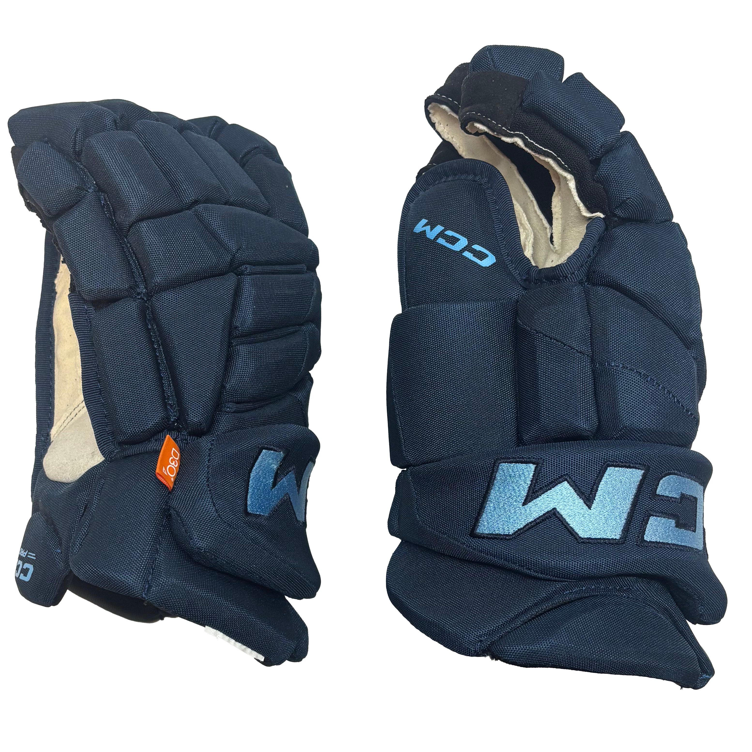 CCM HGJS - PWHL Pro Stock Glove - Toronto Sceptres (Navy/Powder Blue)
